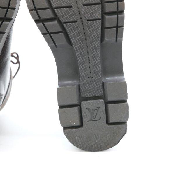 LOUIS VUITTON ヴィトン 靴 ブーツ ショートブーツ メダリオン ウイングチップ レザー ブラウン 茶 FD0057 6 1/2 |  | 08