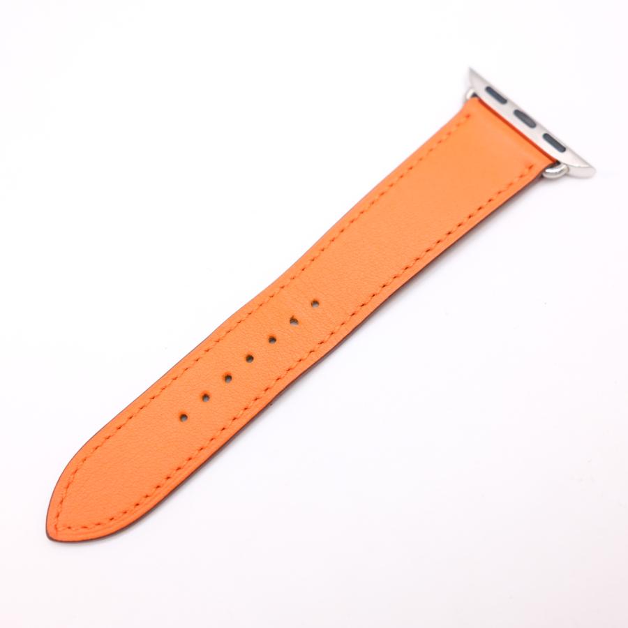 HERMES エルメス アップルウォッチ バンド 38mm用 ヴォースイフト オレンジ  D刻印 |  | 01