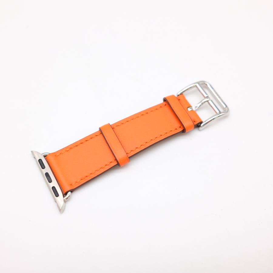 HERMES エルメス アップルウォッチ バンド 38mm用 ヴォースイフト オレンジ  D刻印 |  | 06