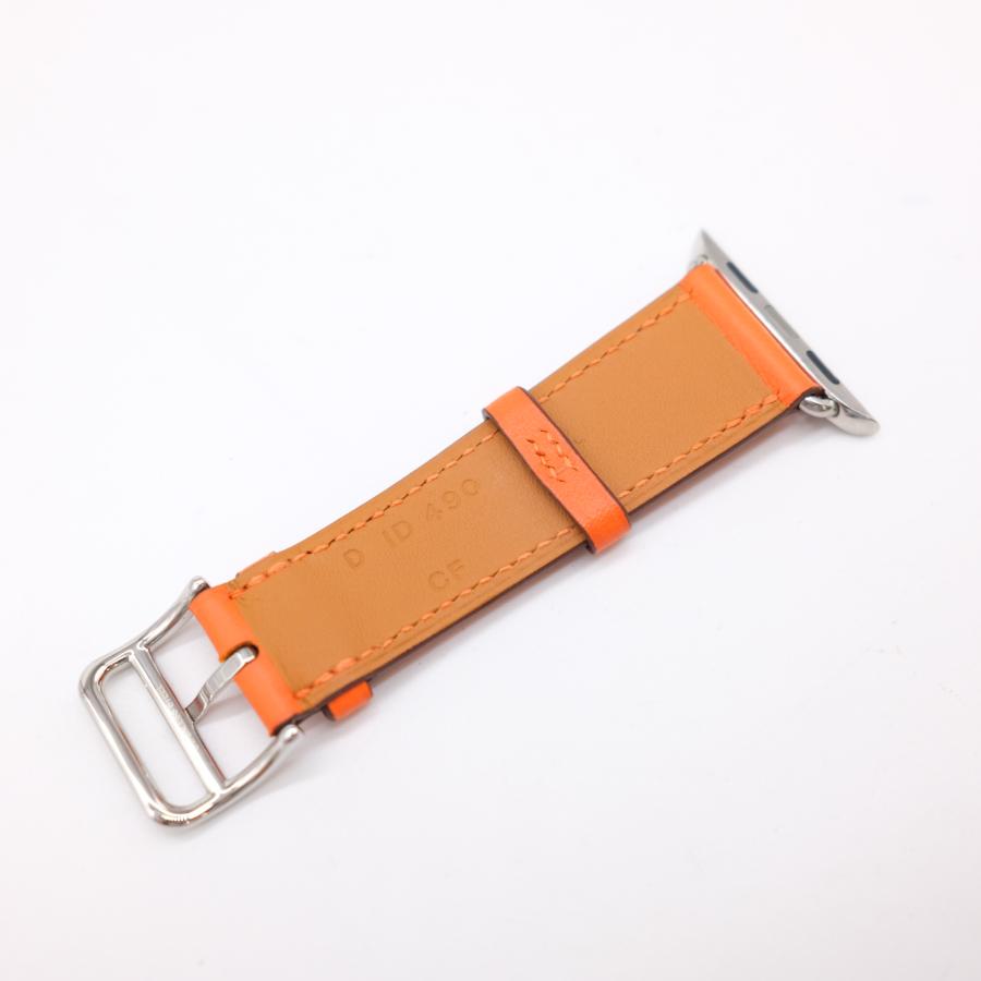 HERMES エルメス アップルウォッチ バンド 38mm用 ヴォースイフト オレンジ  D刻印 |  | 07