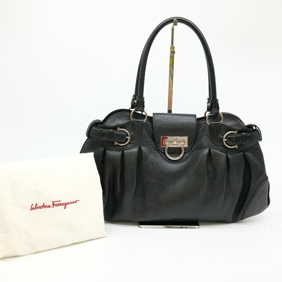 お値引き】Salvatore Ferragamo フェラガモ ガンチーニ ハンドバッグ