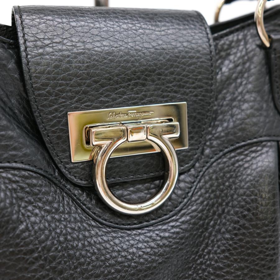 お値引き】Salvatore Ferragamo フェラガモ ガンチーニ ハンドバッグ 