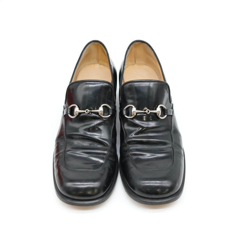 GUCCI グッチ ローファー 靴 ホースビット ブラック 黒 #38 約24cm |  | 01