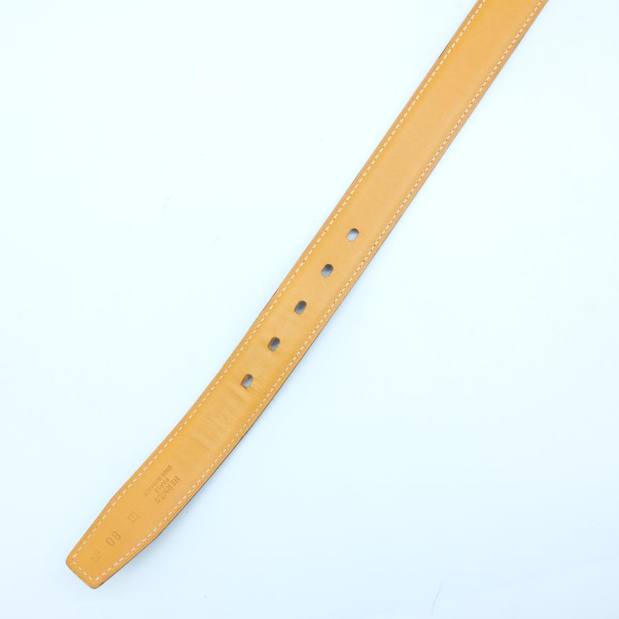 HERMES エルメス Hバックル アッシュ ベルト メンズ スーツ BOXカーフ