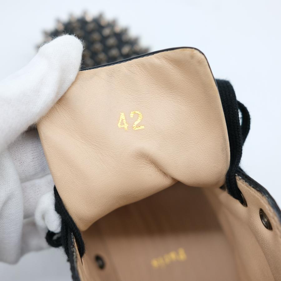 Christian Louboutin ルブタン パネトーネ ハイカットスニーカー エナメル ブラック #42 約26.5cm |  | 10