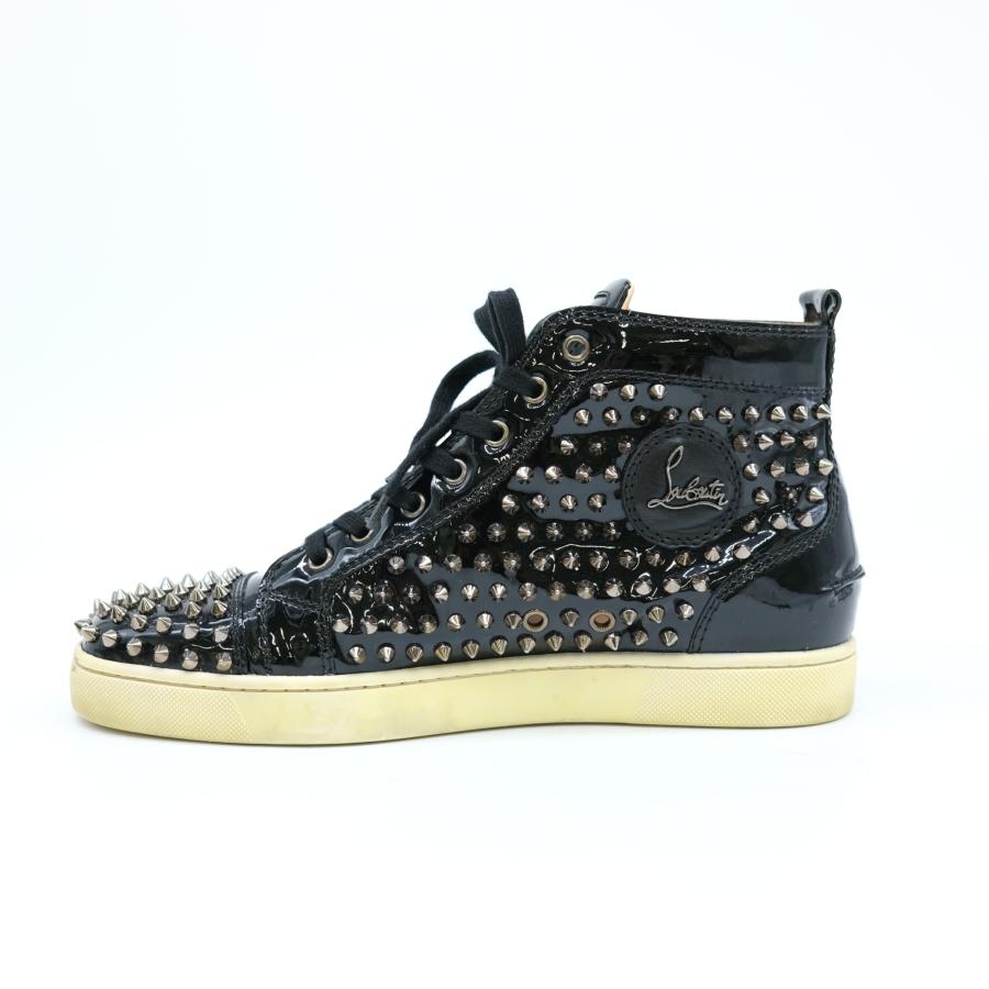 Christian Louboutin ルブタン パネトーネ ハイカットスニーカー エナメル ブラック #42 約26.5cm |  | 06