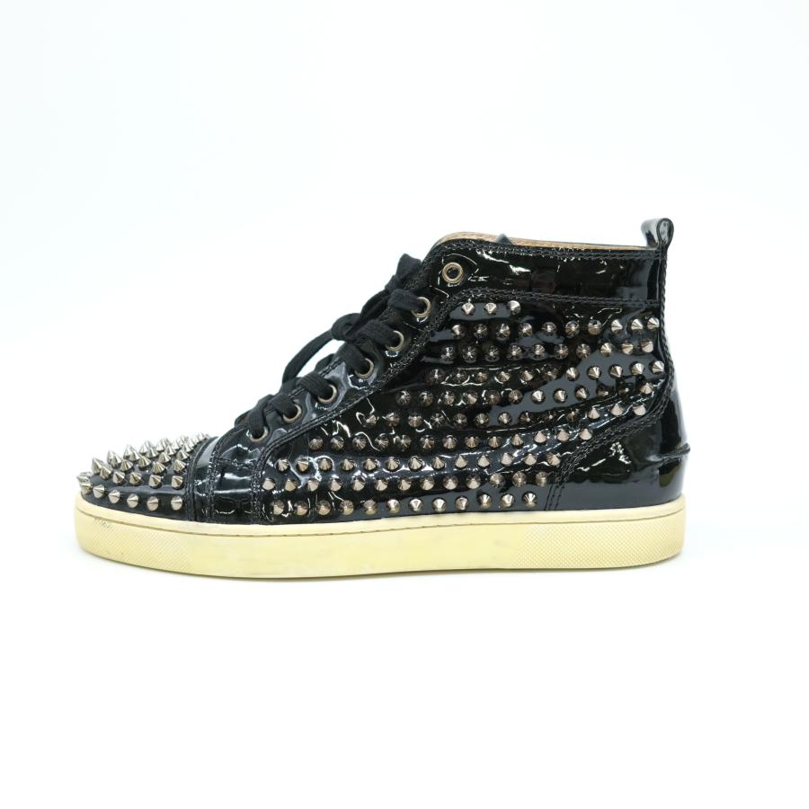 Christian Louboutin ルブタン パネトーネ ハイカットスニーカー エナメル ブラック #42 約26.5cm |  | 09