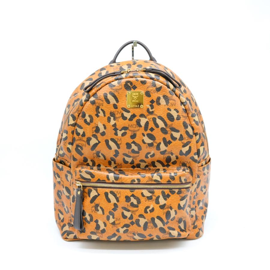 リュック MCM ヒョウ柄 豹柄 MCMリュックヒョウ柄