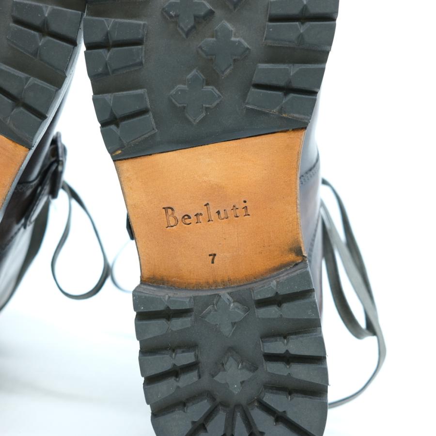 Berluti ベルルッティ ブルニコ レザー マウンテンブーツ トレッキングブーツ グレー #7 日本サイズ約26ｃｍ |  | 05