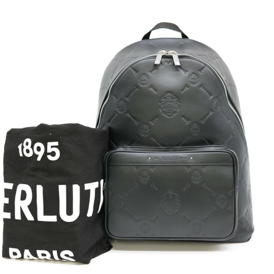 ベルルッティ バックパック シグネチャー レザー黒 リュックサック