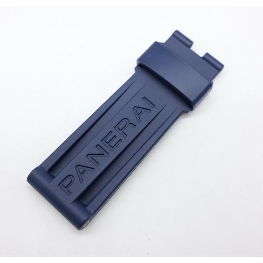 【未使用品】OFFICINE PANERAI パネライ 替えベルト 純正 ラバー 腕時計 ネイビー 紺 24ｍｍ |  | 04
