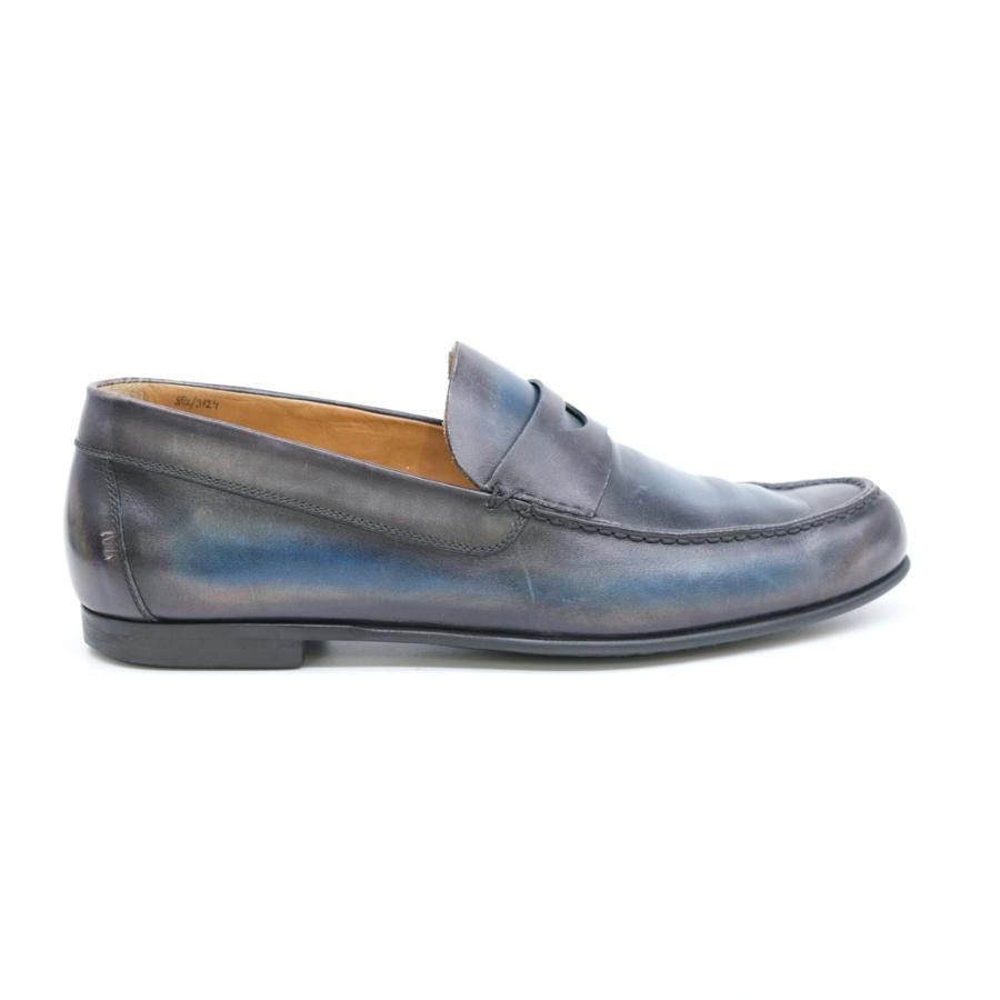 Berluti ベルルッティ ローファー スリッポン レザー ブラック 黒 ブルー 青 #8.5 約26.5ｃｍ |  | 04