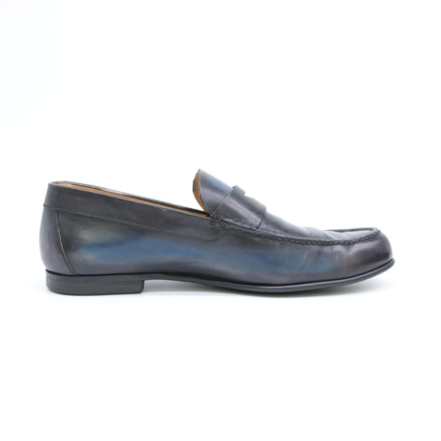 Berluti ベルルッティ ローファー スリッポン レザー ブラック 黒 ブルー 青 #8.5 約26.5ｃｍ |  | 06