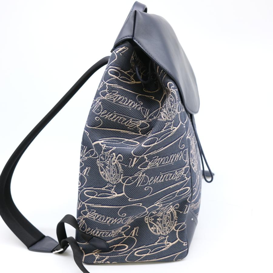 M5244 ベルルッティ ノマド キャンバス×レザー リュック ネイビー M5244 ベルルッティ ノマド キャンバス×レザー リュック ネイビー 2025