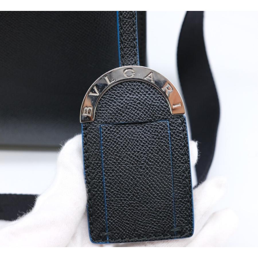美品】BVLGARI ブルガリ ブルガリマン ショルダーバッグ ボディバッグ
