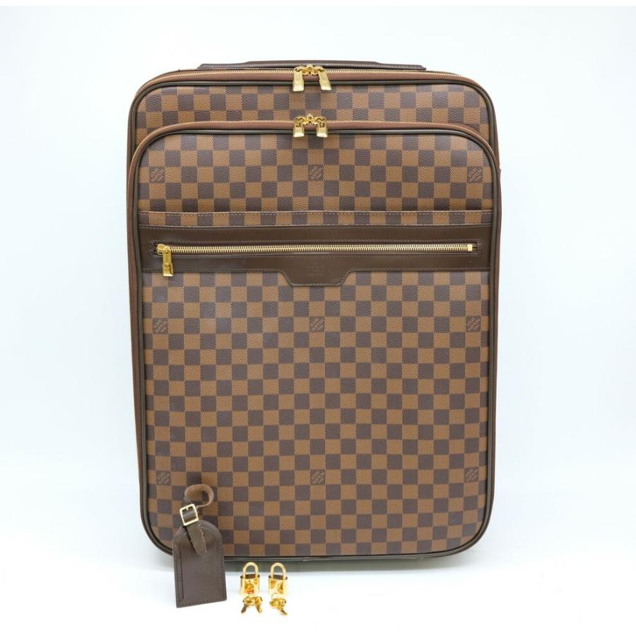 LOUIS VITTON　ダミエ　キャリーケース　ぺガス45 ブラウン お値引き】LOUIS VUITTON ルイ ヴィトン ダミエ ペガス 45