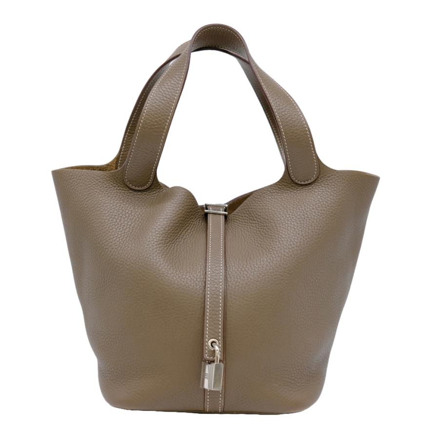 HERMES ピコタンロック MM エトゥープ トリヨンクレマンス トートバッグ お値引き】HERMES エルメス ピコタンロック MM ハンドバッグ トリヨン
