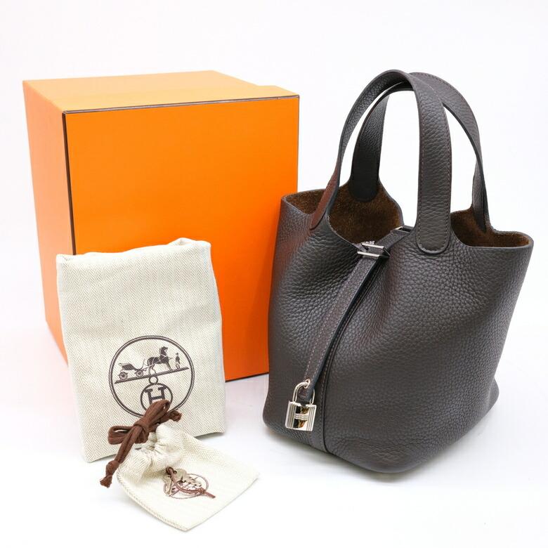 ✨新品展示品✨HERMES❤️ピコタンロックPM♪大人気ダークブラウン✨ ✨新品展示品✨HERMES❤️ピコタンロックPM♪大人気ダーク