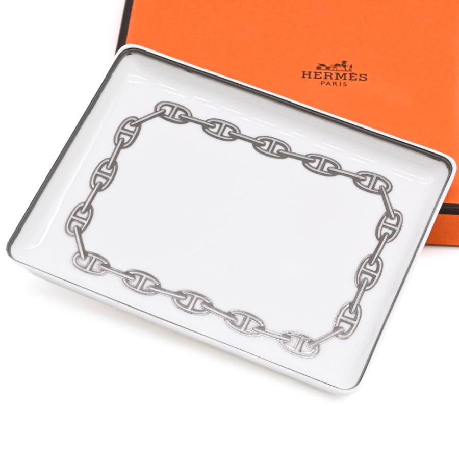 お値引き】【美品】HERMES エルメス シェーヌダンクル プレート