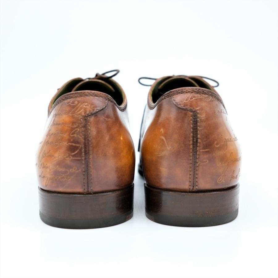 【美品】Berluti ベルルッティ スカーズ デムジュール シューズ 靴 ドレスシューズ ビジネス スクリット カリグラフィ #9 約27ｃｍ |  | 03
