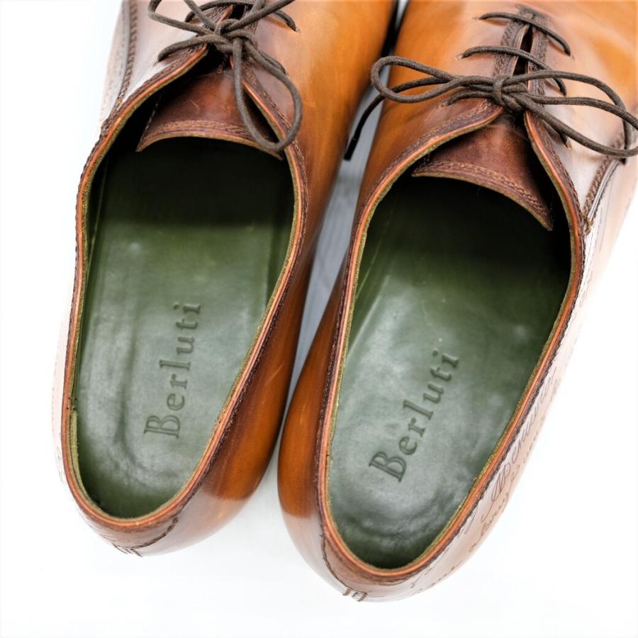 【美品】Berluti ベルルッティ スカーズ デムジュール シューズ 靴 ドレスシューズ ビジネス スクリット カリグラフィ #9 約27ｃｍ |  | 08
