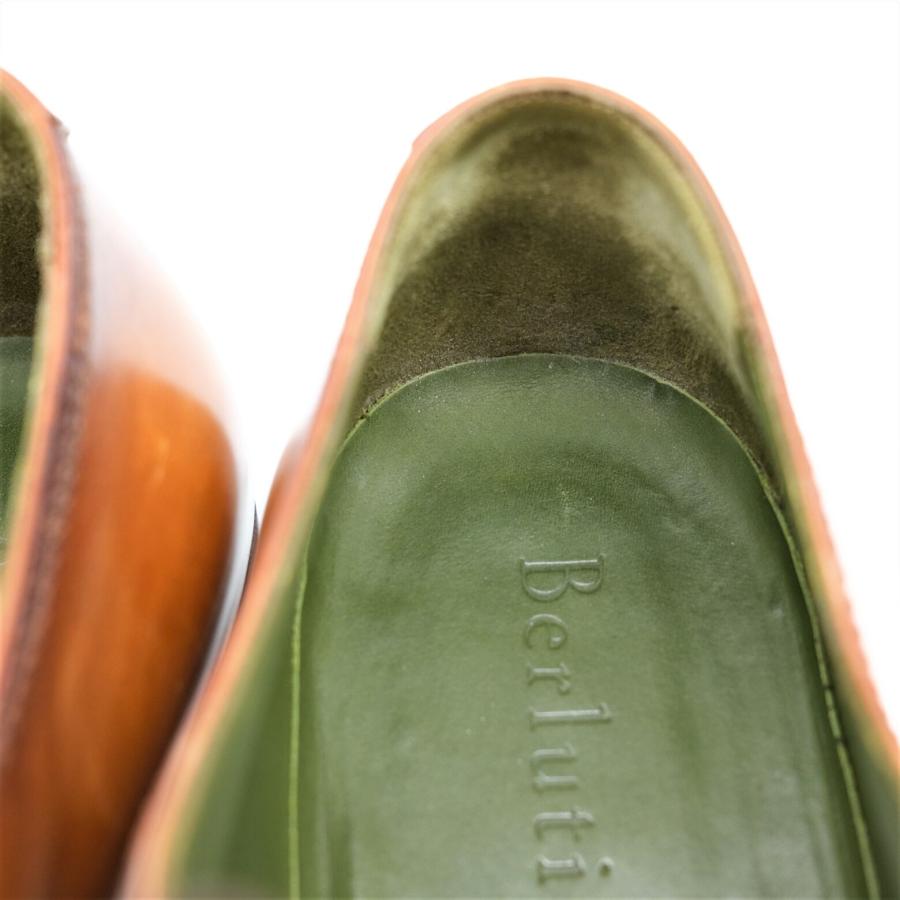 【美品】Berluti ベルルッティ スカーズ デムジュール シューズ 靴 ドレスシューズ ビジネス スクリット カリグラフィ #9 約27ｃｍ |  | 09