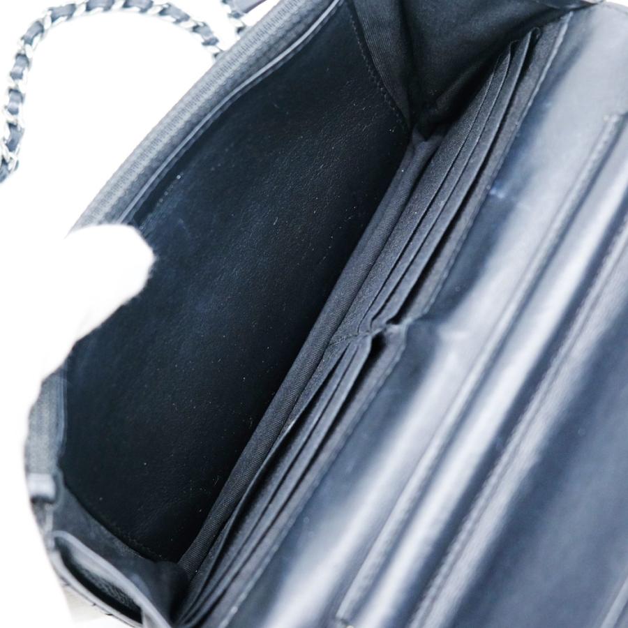 【お値引き】 CHANEL シャネル マトラッセ チェーン ショルダー ボーイシャネル チェーンウォレット ブラック 黒 22855969 |  | 11
