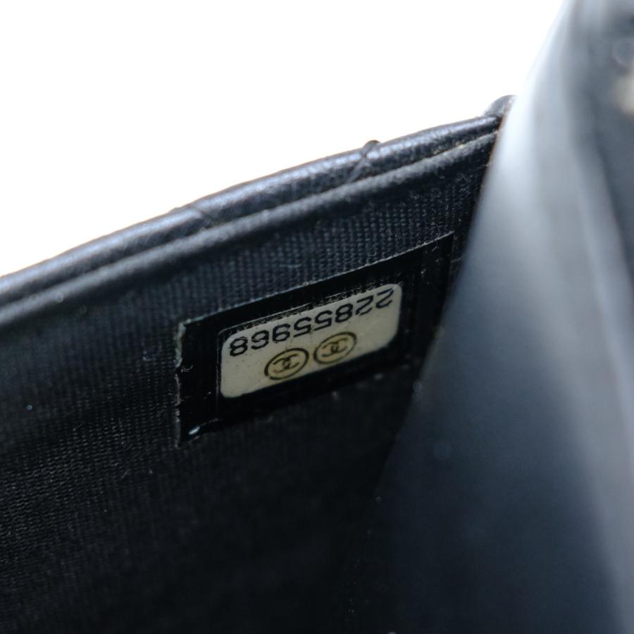 【お値引き】 CHANEL シャネル マトラッセ チェーン ショルダー ボーイシャネル チェーンウォレット ブラック 黒 22855969 |  | 14