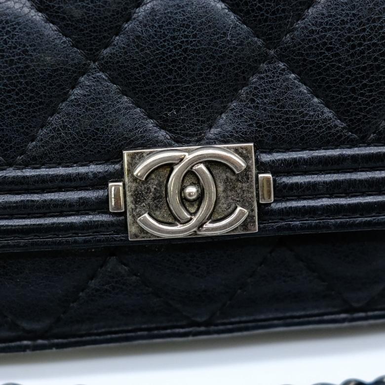 【お値引き】 CHANEL シャネル マトラッセ チェーン ショルダー ボーイシャネル チェーンウォレット ブラック 黒 22855969 |  | 03