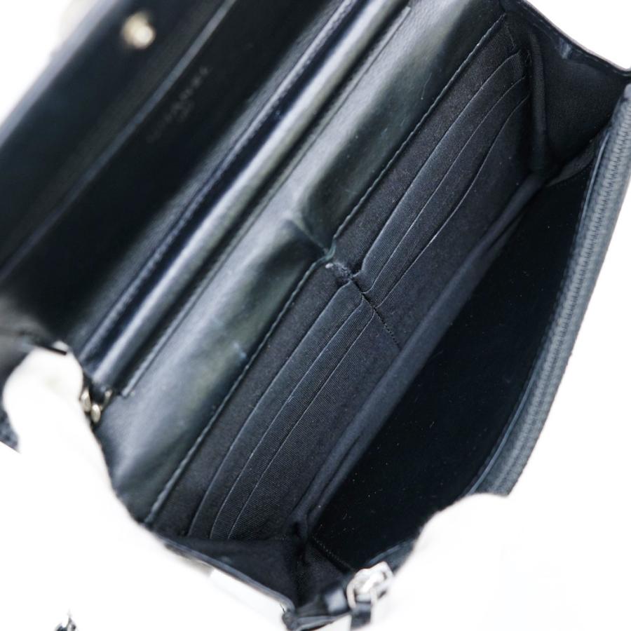 【お値引き】 CHANEL シャネル マトラッセ チェーン ショルダー ボーイシャネル チェーンウォレット ブラック 黒 22855969 |  | 09