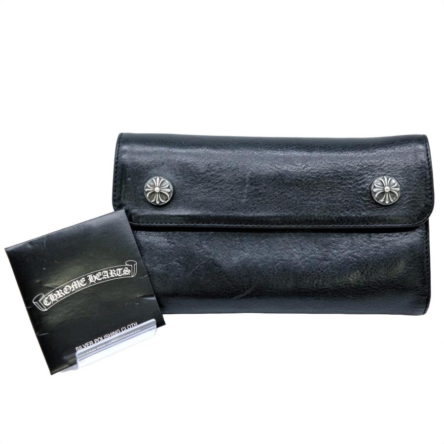 お値引き】Chrome Hearts クロムハーツ ウェーブ ウォレット クロス 