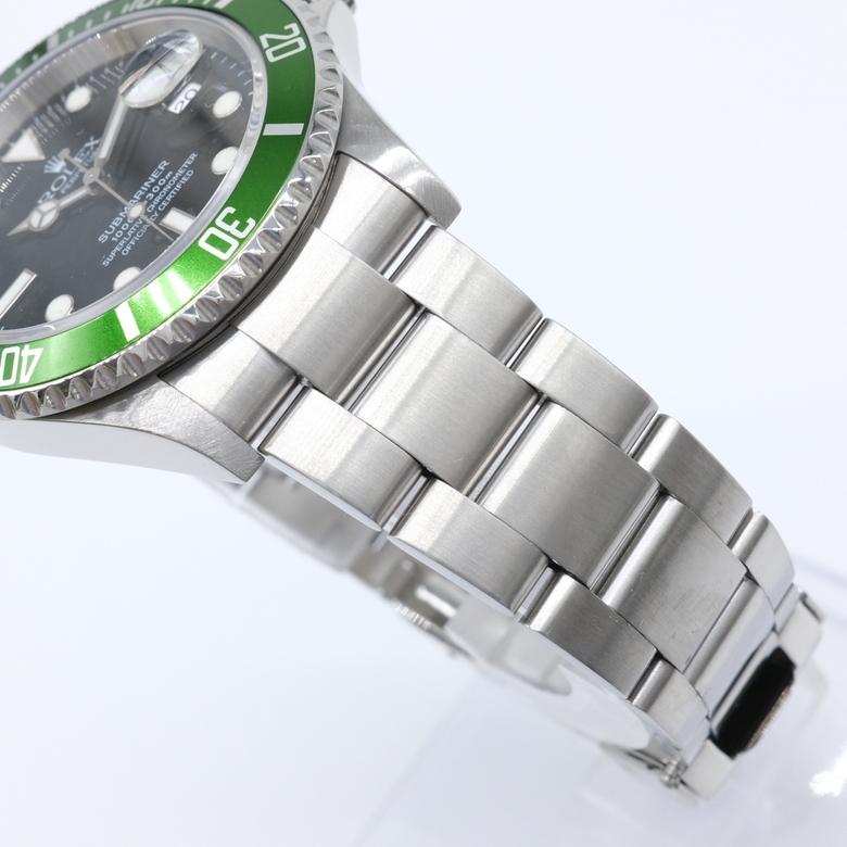 【OH・新品仕上げ済】ロレックス Rolex サブマリーナ グリーンサブ オートマ 自動巻き 腕時計 ウォッチ 時計 16610LV 16610 グリーン |  | 03