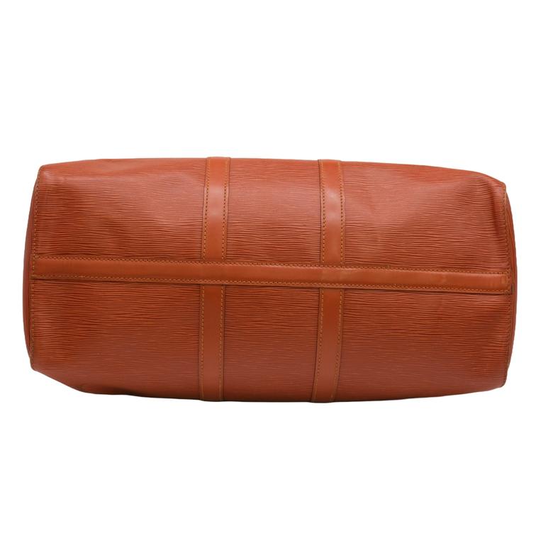LOUIS VUITTON トラベルバッグ キーポル45 ブラウン エピ M42973