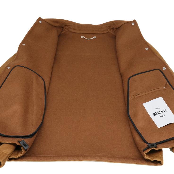 最終値下　ベルルッティ レザーブルゾン 未使用 ジャケット 50 Berluti お値引き】【未使用品】Berluti ベルルッティ ブルゾン アウター