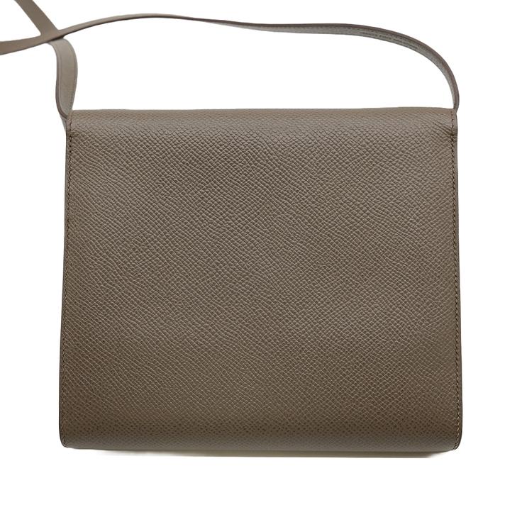 【お値引き】【美品】HERMES エルメス クリック 16 ミニ ショルダーバッグ ポーチウォレット ヴォーエプソン レザー エトゥープ グレージュ #A |  | 03