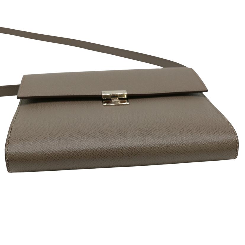 【お値引き】【美品】HERMES エルメス クリック 16 ミニ ショルダーバッグ ポーチウォレット ヴォーエプソン レザー エトゥープ グレージュ #A |  | 05
