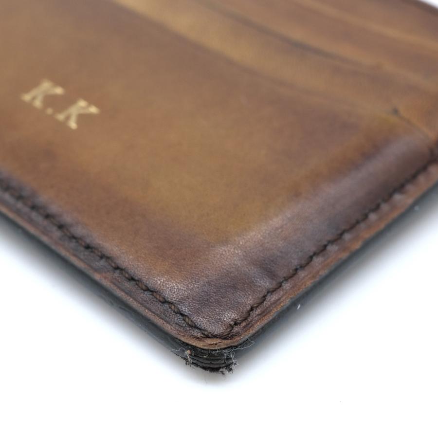 Berluti ベルルッティ スクリット カリグラフィ レザー カードホルダー