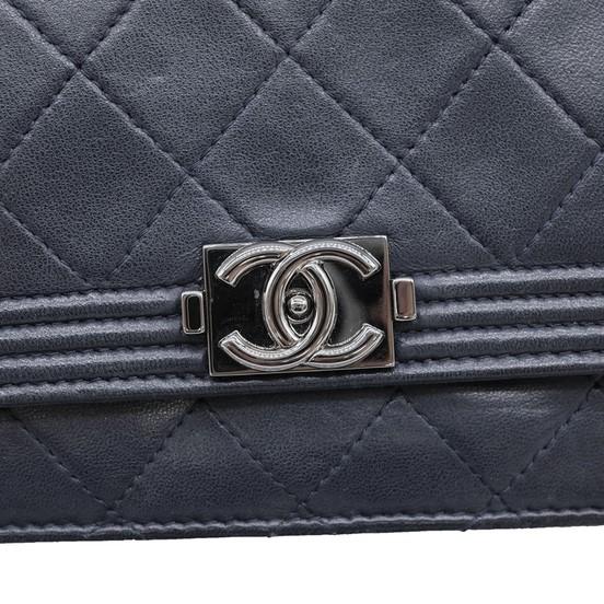 お値引き】CHANEL シャネル ボーイシャネル チェーンウォレット 長財布 