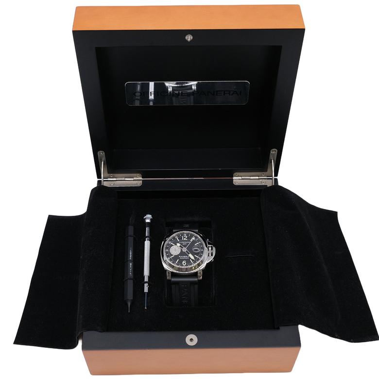 新品仕上げ済】パネライ PANERAI ルミノール GMT 自動巻き 腕時計 