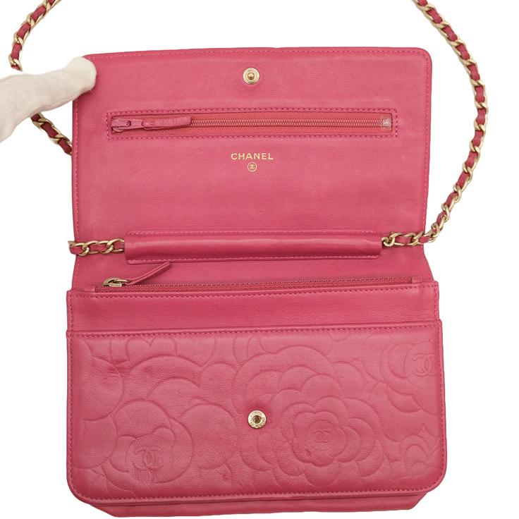 お値引き】CHANEL シャネル カメリア チェーンウォレット チェーン 