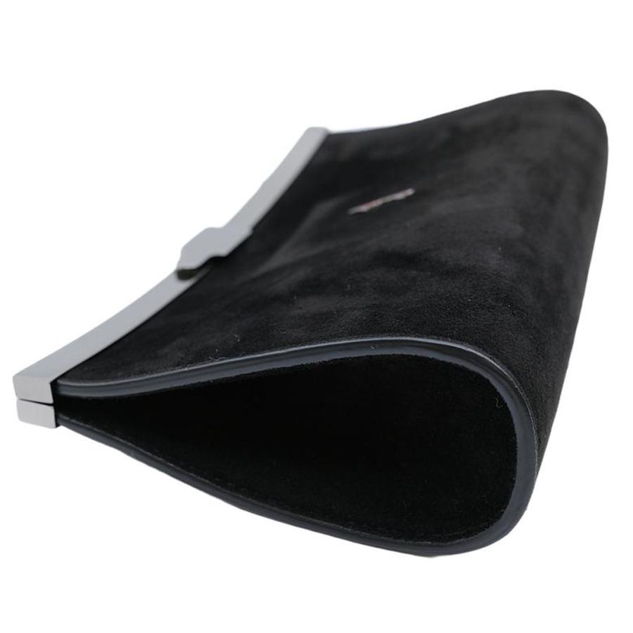 【お値引き】【未使用品】Christian Louboutin クリスチャンルブタン パーティバッグ チェーンショルダー 2WAY クラッチバック スエード ブラック 黒 |  | 04