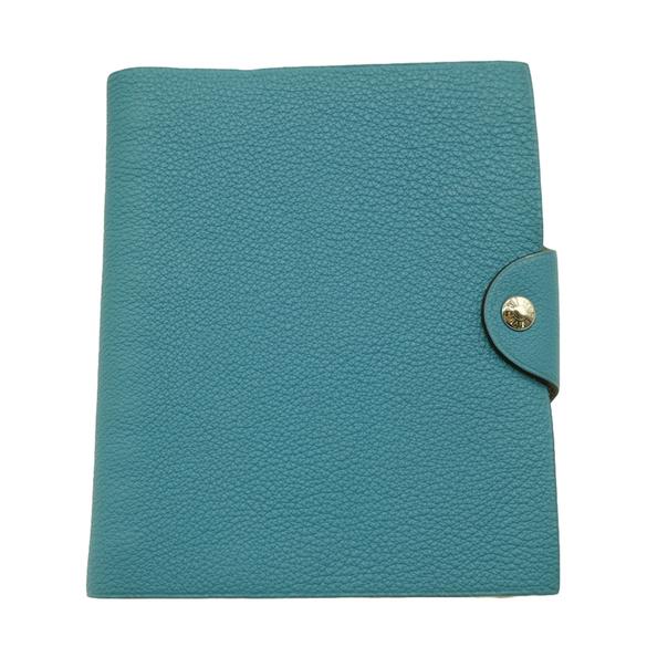 HERMES 手帳　ブルー　ユリス お値引き】HERMES エルメス 手帳カバー ノート ユリス PM リフィル付き