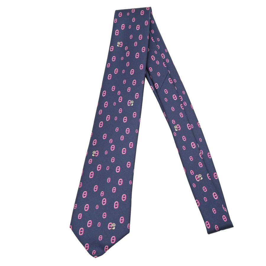 エルメス HERMES ネクタイ シェーヌダンクル マイヨン ハイブランド 高級 HERMES - エルメス ネクタイ シェーヌダンクル マイヨン ハイ