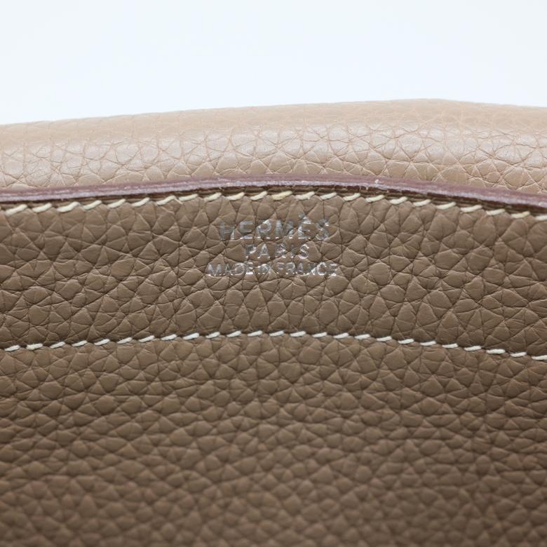 【お値引き】HERMES エルメス サックアデペッシュ 27 ビジネスバッグ ブリーフケース トリヨンクレマンス エトゥープ グレージュ |  | 13
