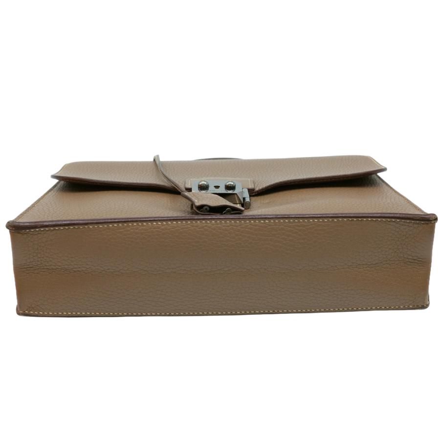 【お値引き】HERMES エルメス サックアデペッシュ 27 ビジネスバッグ ブリーフケース トリヨンクレマンス エトゥープ グレージュ |  | 05