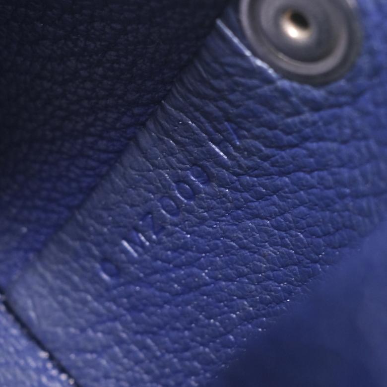 【お値引き】HERMES エルメス バスティア コインケース 財布 ヴォースイフト レザー パープル ネイビー 紺 #C |  | 08