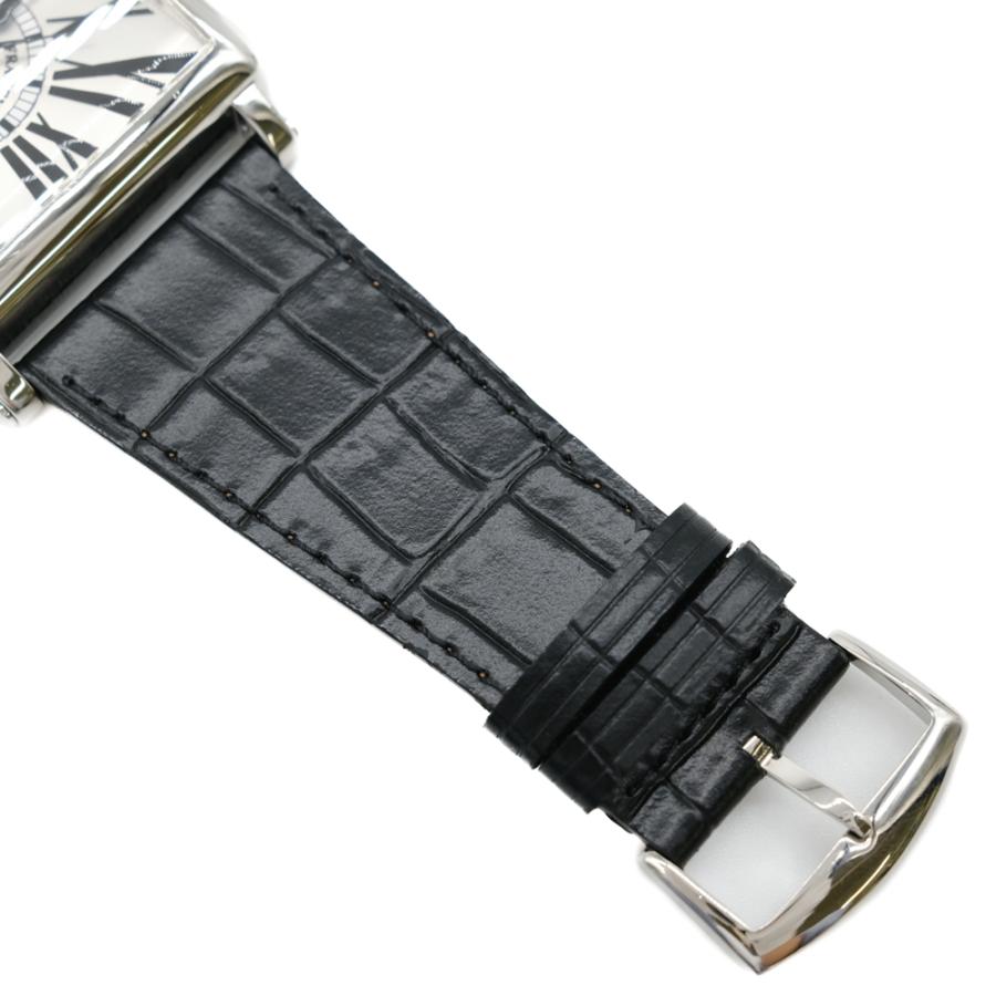 【新品仕上げ済】FRANCK MULLER フランクミュラー 時計 マスタースクエア 6000HSCDTR シルバー文字盤 SS/クロコダイルレザー 自動巻き メンズ |  | 06
