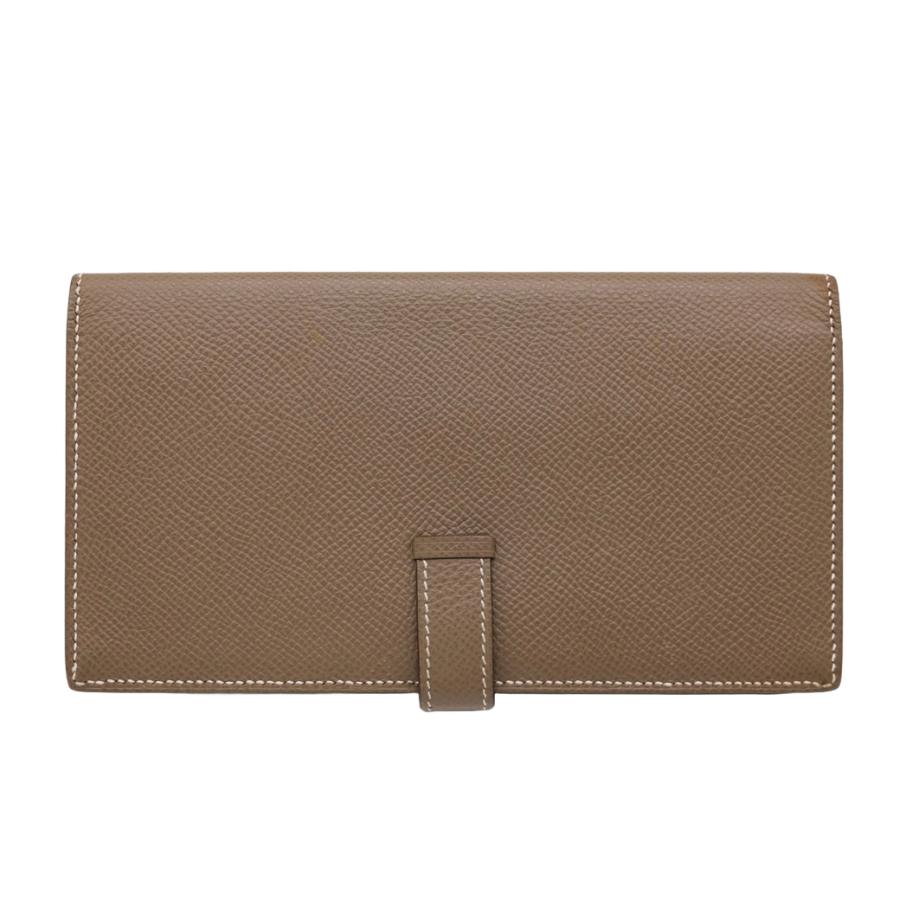 【お値引き】【美品】HERMES エルメス ベアン ベアンスフレ 長財布 ウォレット ヴォーエプソン レザー エトゥープ #D |  | 02