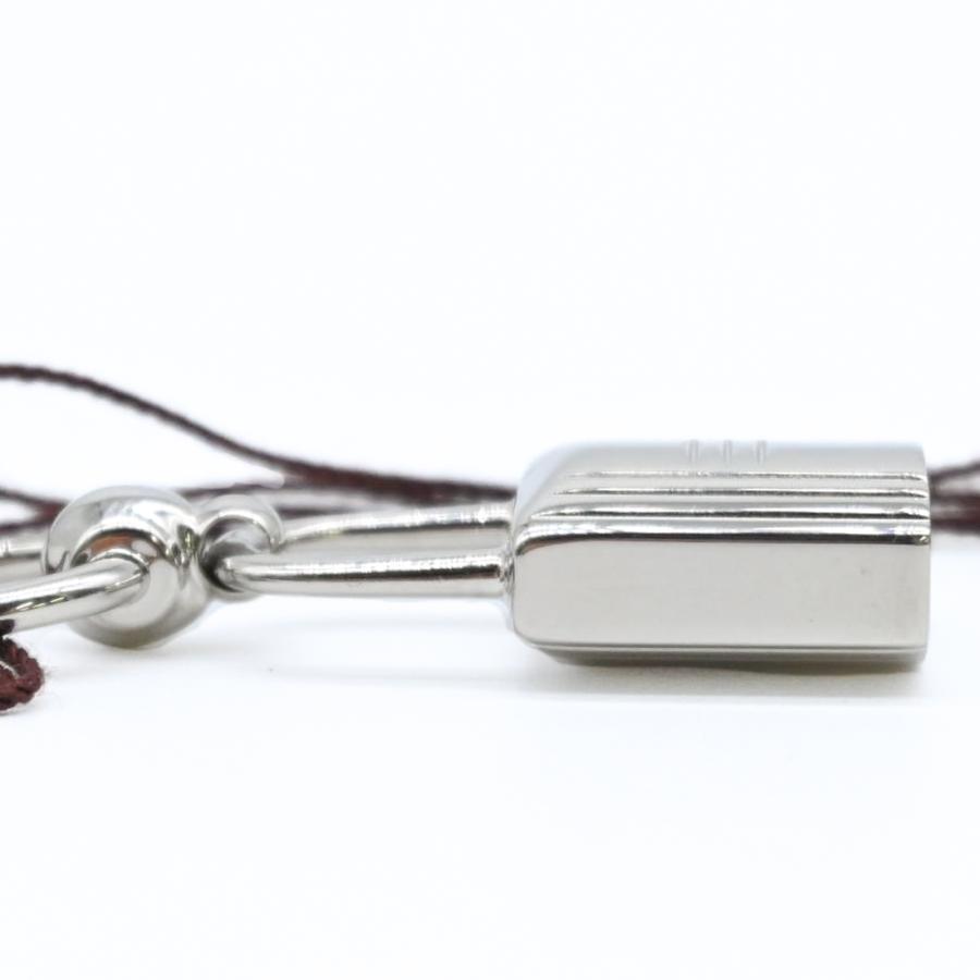 【お値引き】【未使用】HERMES エルメス ツイリーリング カデナ スカーフリング メタル シルバー レディース |  | 02