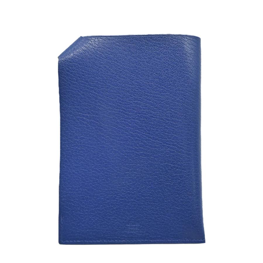 【お値引き】【未使用品】HERMES エルメス タルマック PM パスポートケース シェーブル レザー ブルー 青 ♯W |  | 02
